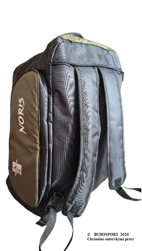 MULTIFUNKČNÍ SPORTOVNÍ BATOH/TAŠKA – NORIS JUDO BACKPACK - BARVA ČERNÁ/KHAKI - Obrázek 10