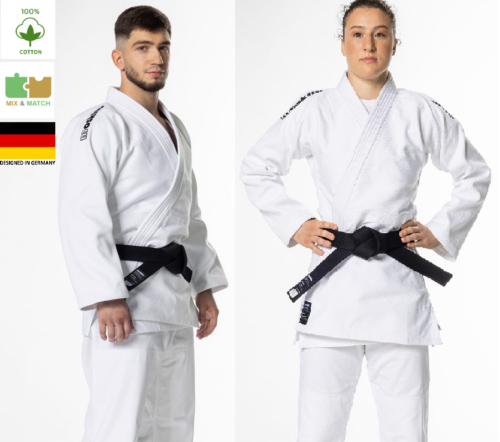 JUDO KIMONO DAX MOSKITO - REGULAR & SLIM vel. od 130 do 200cm / BÍLÉ - 650 gr
