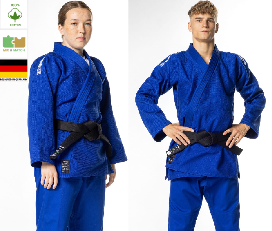 JUDO KIMONO DAX MOSKITO - REGULAR & SLIM vel. od 130 do 200cm / MODRÉ - 650 gr