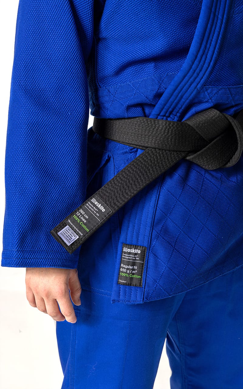 JUDO KIMONO DAX MOSKITO - REGULAR & SLIM vel. od 130 do 200cm / MODRÉ - 650 gr - Obrázek 4